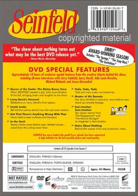 Seinfeld: Season 7 (DVD 1995) | DVD Empire