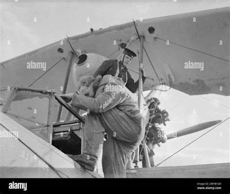 ON BOARD THE AIRCRAFT CARRIER HMS ARGUS. 1940. - The crew of a ...