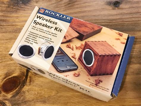 DIY Retro Wooden Bluetooth Speaker Box