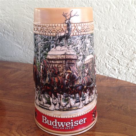 Buy Budweiser 1987 Anheuser-Busch Collector Series "C" Holiday Stein Online at desertcartINDIA