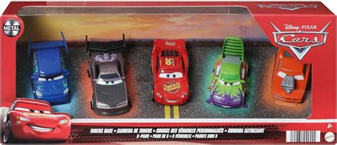 Disney Cars Diecast Tuners Race 5-Pack with Lightning McQueen, DJ ...