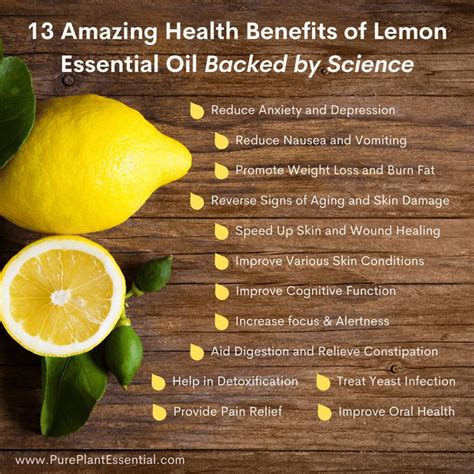 13 Amazing Health Benefits of Lemon Essential Oil Backed By Science | Lemon benefits, Lemon ...