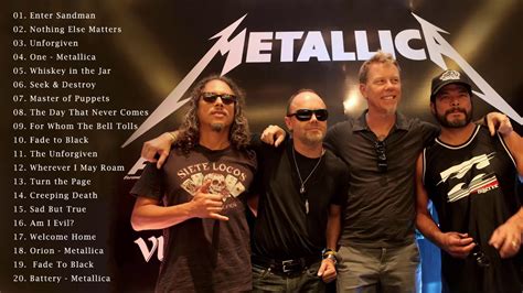 The Best Of Metallica - Metallica Greatest Hits full Album - YouTube