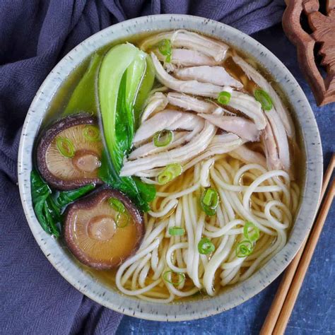 Chinese Chicken Noodle Soup (鸡汤面) - Red House Spice