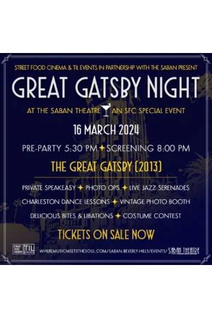 Great Gatsby Night Tickets | Beverly Hills | TodayTix