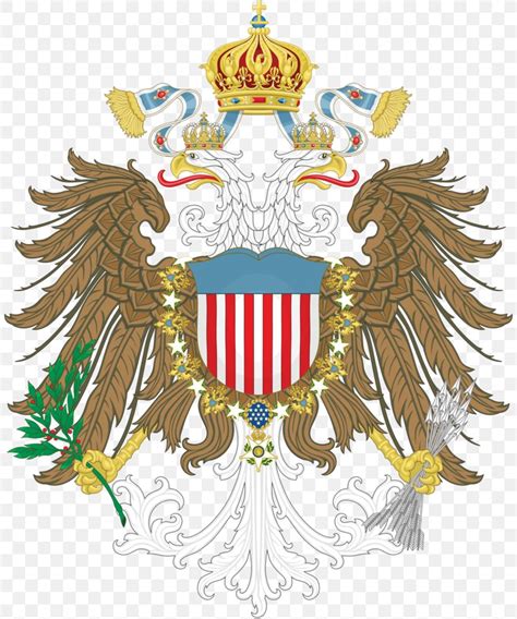 United States Coat Of Arms Austrian Empire Austria-Hungary Eagle, PNG, 812x983px, United States ...