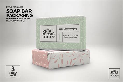 Retail Soap Bar Packaging Mockup