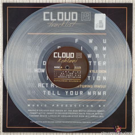 Kehlani – Cloud 19 (2018) Vinyl, LP, Mixtape, Unofficial Release, Clear ...