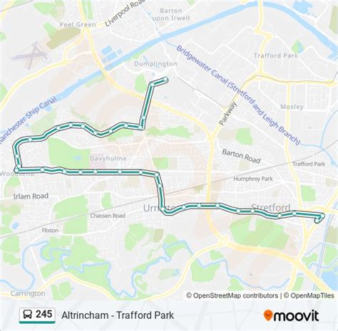 245 Route: Schedules, Stops & Maps - Stretford (Updated)