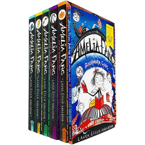 Amelia Fang Series 6 Books Collection Set by Laura Ellen Anderson (Bookworm Gang, Barbaric Ball ...