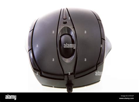 Black computer mouse Stock Photo - Alamy