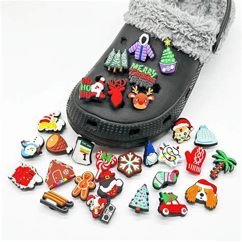 Christmas Crocs Accessories | Ornaments Crocs Christmas | Croc Shoe Charms Snowman - Shoe ...