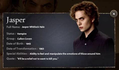 Jasper Cullen Quotes. QuotesGram