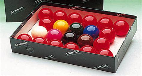 ARAMITH PREMIER 2 1/4" SNOOKER BALLS SET | eBay