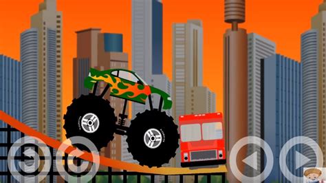 Monster Truck Destroyer - All 12 levels - Walkthrough | Car Cartoons ...