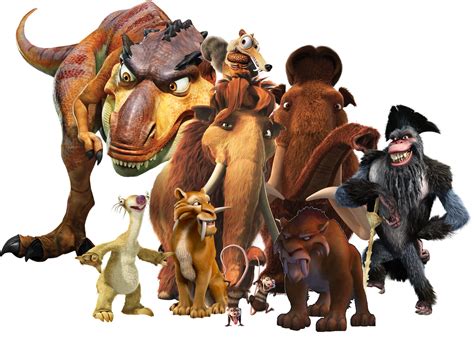 Ice Age Characters by aaronhardy523 on DeviantArt