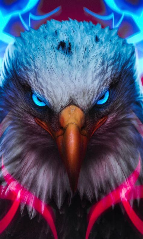 Neon Eagle Wallpapers - Top Free Neon Eagle Backgrounds - WallpaperAccess