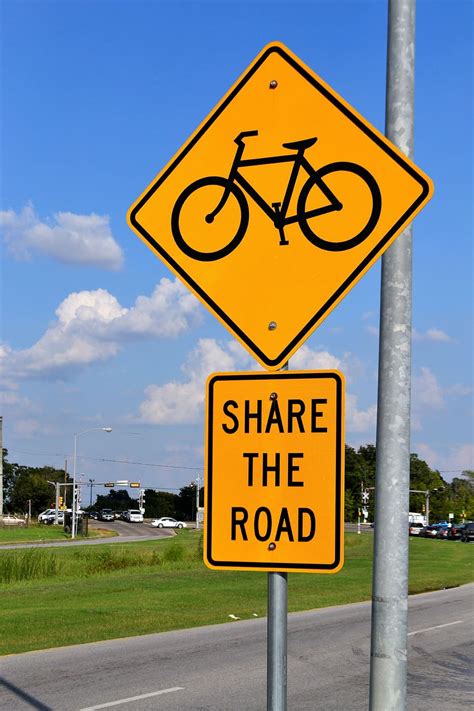 HD wallpaper: bicycle signage, bike sign, share the road, symbol ...