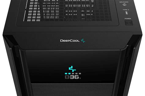 Perforated front and a display, the new DeepCool case - HWCooling.net