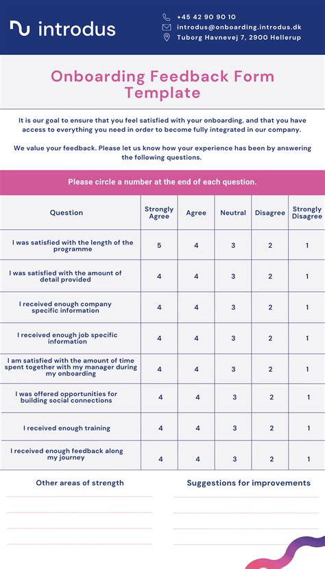 Onboarding Survey Template