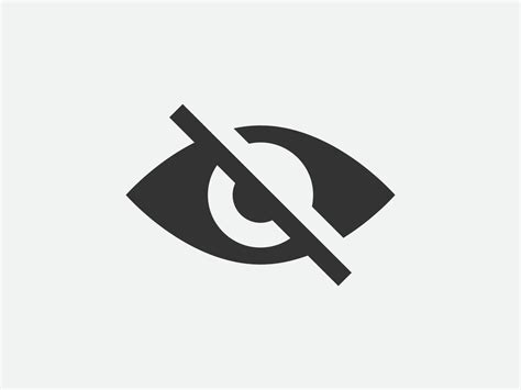 Show password icon, eye symbol. Vector vision hide from watch icon ...