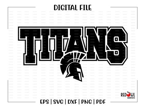 Titan Svg Titans Svg Titan Titans Mascot School Svg | Etsy