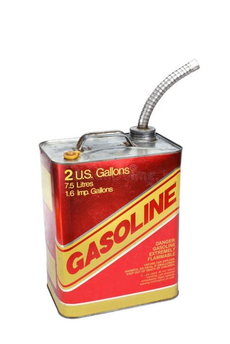 2 gallon gas can stock photo. Image of metallic, isolated - 18632338