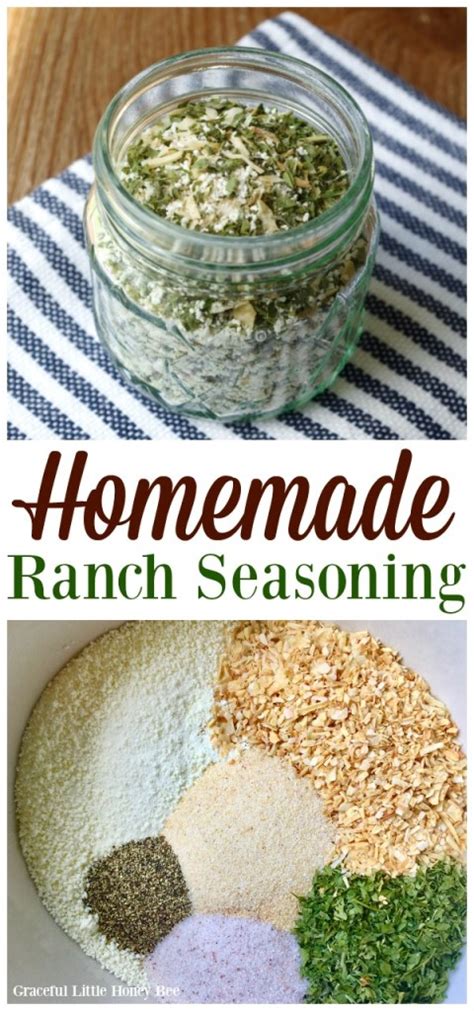 Homemade Ranch Seasoning - Graceful Little Honey Bee