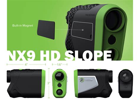 NX9 HD Slope Golf Range Finder - PrecisionPro® Golf - Real Feel Golf Mats