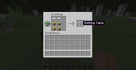 The uses of a Smithing Table in Minecraft