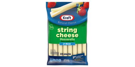 Kraft Reduced Fat 2% Milk Mozzarella String Cheese Sticks Reviews 2019