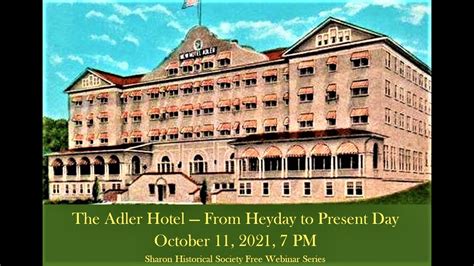 The Adler Hotel - From Heyday to Present Day" - YouTube