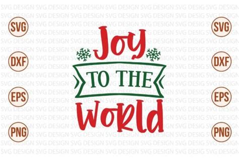 Joy to the World Svg Graphic by sadiqul7383 · Creative Fabrica