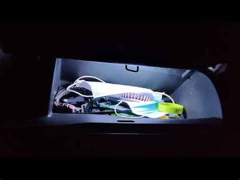 Glove compartment light installation & review - YouTube