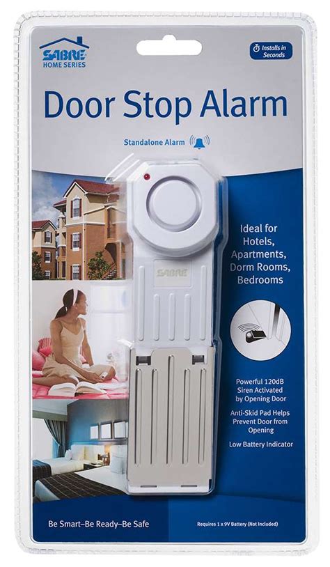 Sabre HSDSA Home Series Door Alarm Portable 3-11 lbs 1000 ft 120 White ...