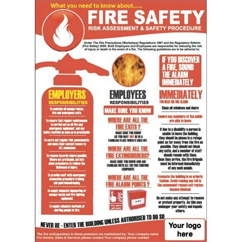 Printable Fire Safety Posters