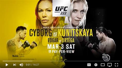 #CyborgNation watch #UFC222 Countdown: Cyborg Vs. Kuntiskaya HERE ...