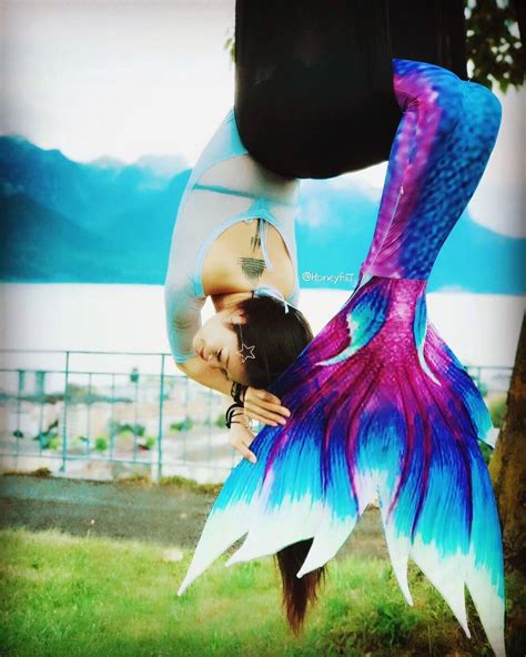 Girls Kid Adult Women Mermaid Tail With Monofin Summer Vacation Cosplay ...