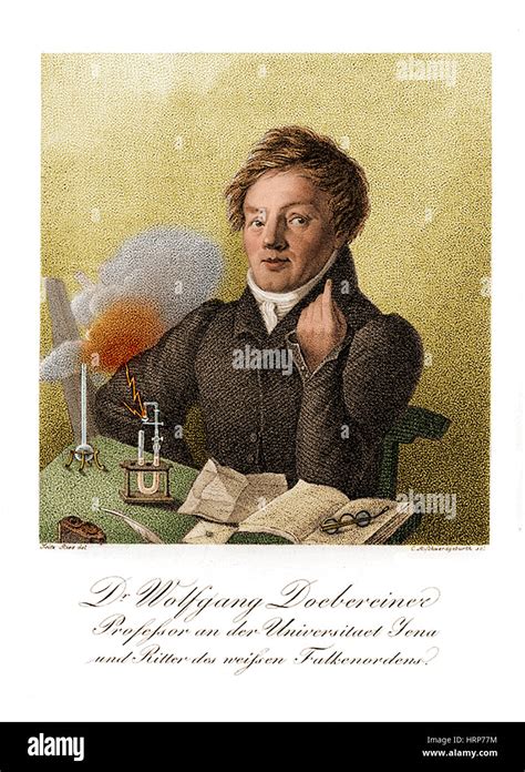 Johann Wolfgang Dobereiner, German Chemist Stock Photo - Alamy