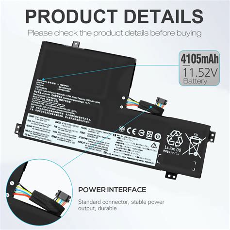 L19L3PG1 Battery for Lenovo 300e ChromeBook 2nd Gen Series SB10X65685 ...