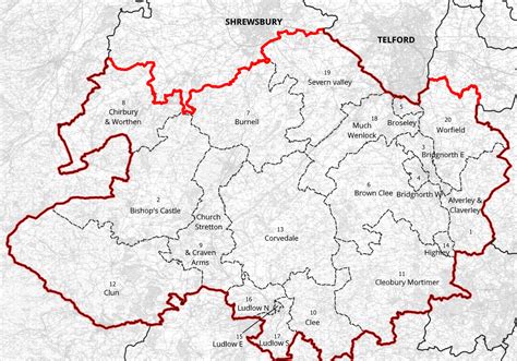 New boundaries for Shropshire parliamentary constituencies, including Ludlow – Andy Boddington