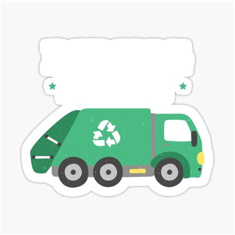 "Funny Garbage Truck Garbage Trucks Fan" Sticker for Sale by THaDesign | Redbubble