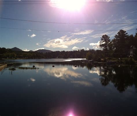 Lake Flower in the early autumn 2012 | Lake, Adirondacks, Sunset