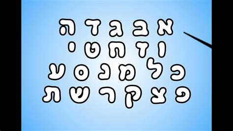 שיר האלפבית העברי / Hebrew Alphabet Song - YouTube