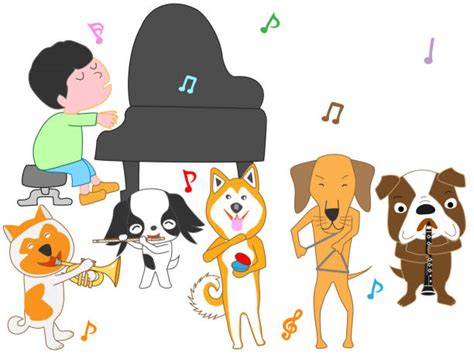 Dog Playing Piano Illustrations, Royalty-Free Vector Graphics & Clip ...