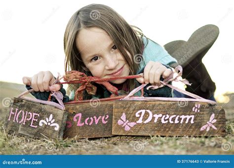 Love, hope, and dream stock image. Image of signs, stenciled - 37176643