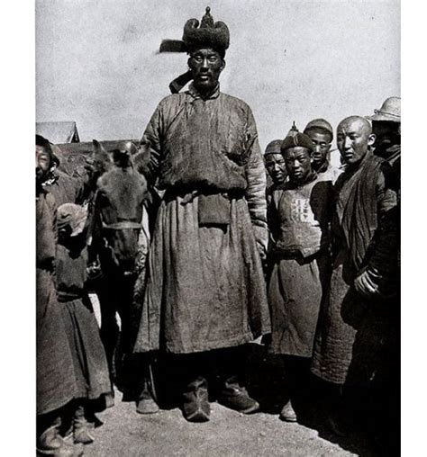 Giant photographed in Ulaan Baatar, Mongolia in 1922. Assuming even an ...