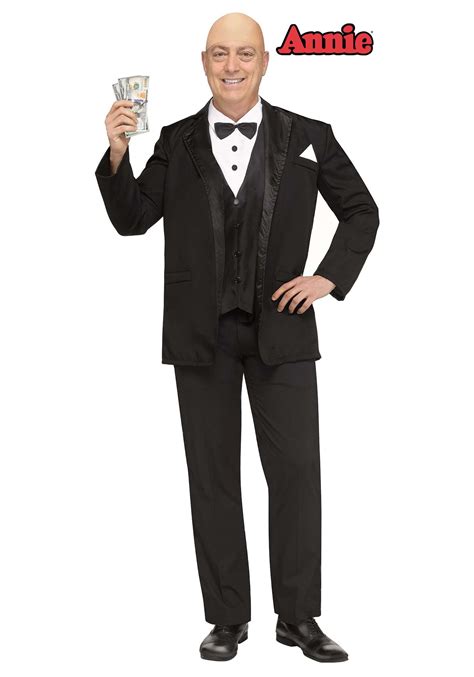 Annie Daddy Warbucks Men's Costume