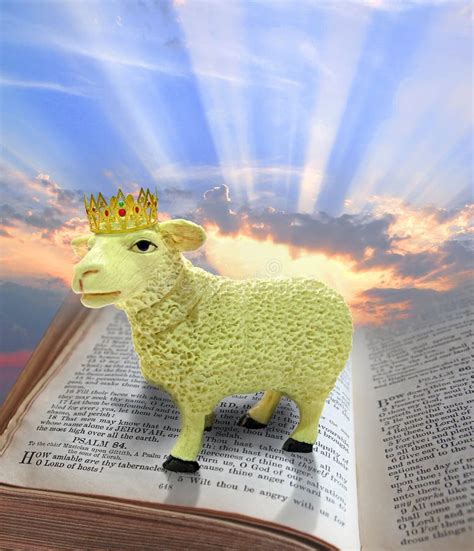 Lamb of god on bible stock photo. Image of belief, church - 39902060