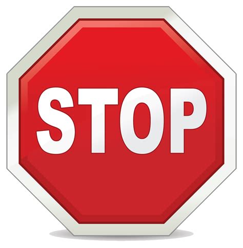 Stop Sign Png Clipart Images